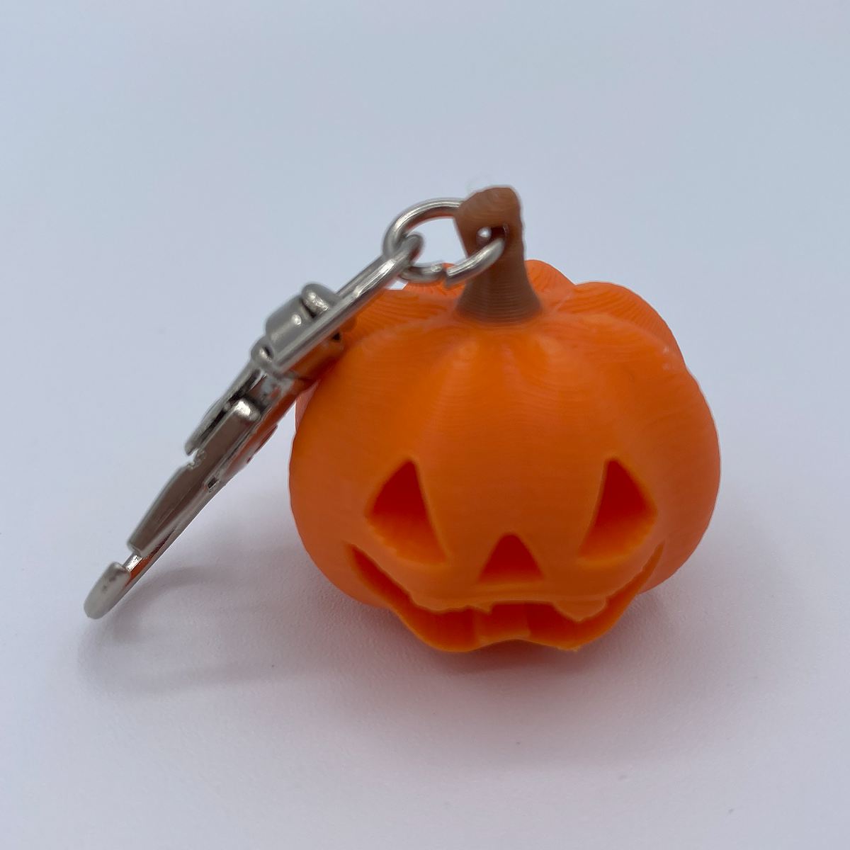 Jack-o-Lantern Keychain or Zipper Pull