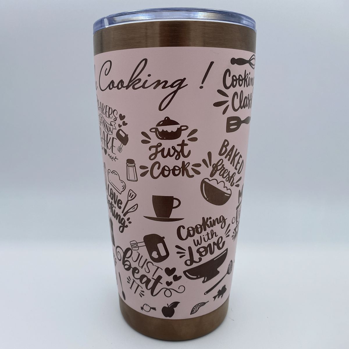 Kitchen Fun Engraved Tumbler - 20oz Stainless Steel