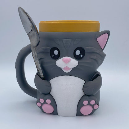 Kuddles the Kitty Ice Cream Holder