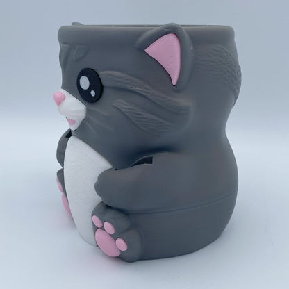 Kuddles the Kitty Ice Cream Holder