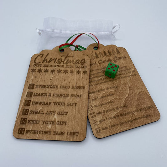 Christmas Dice Gift Exchange and Candy Games