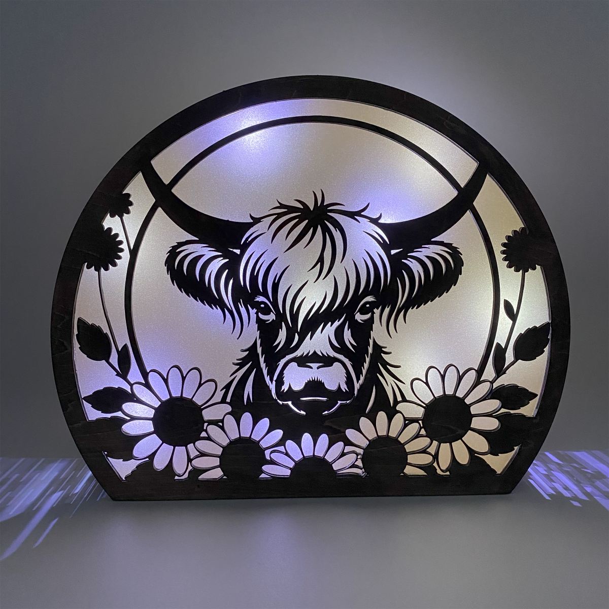 Highland Cow Dome Lantern