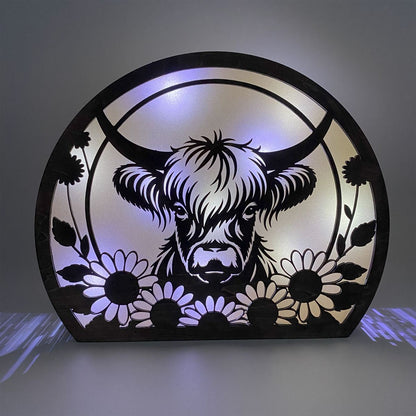 Highland Cow Dome Lantern