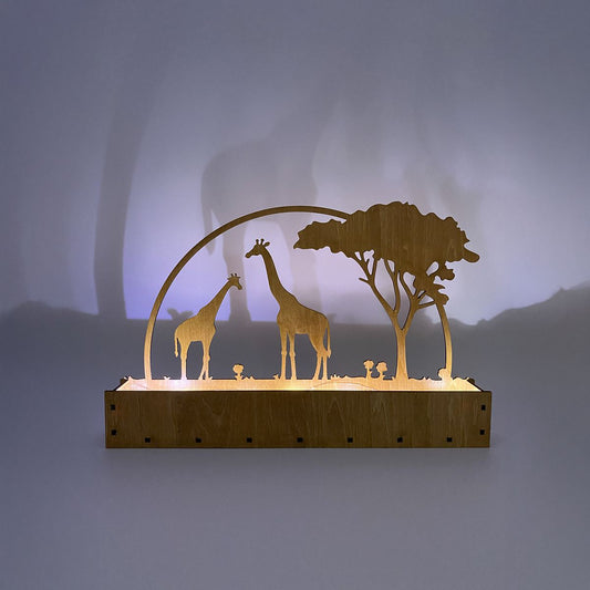 Nature Inspired Lightbox Decor