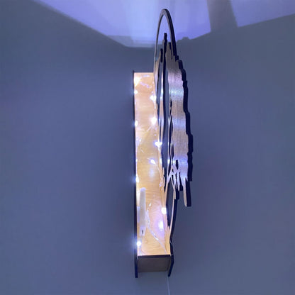 Nature Inspired Lightbox Decor