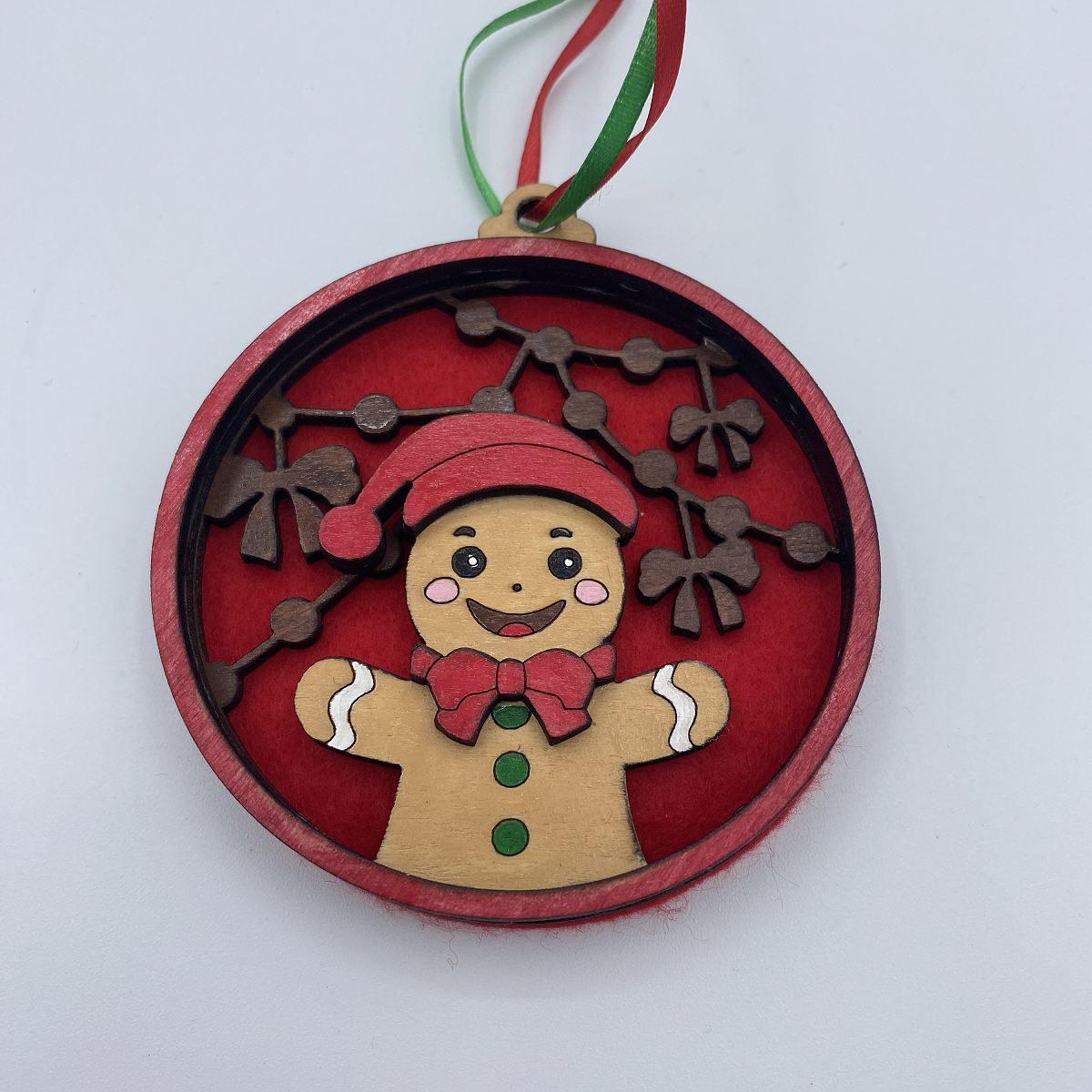 Christmas Themed Ornaments Laser Cut