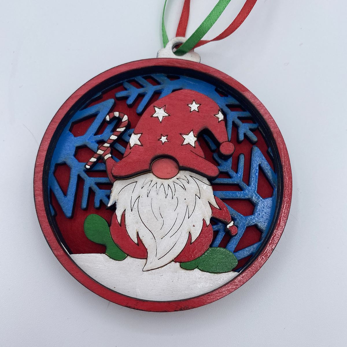 Christmas Themed Ornaments Laser Cut