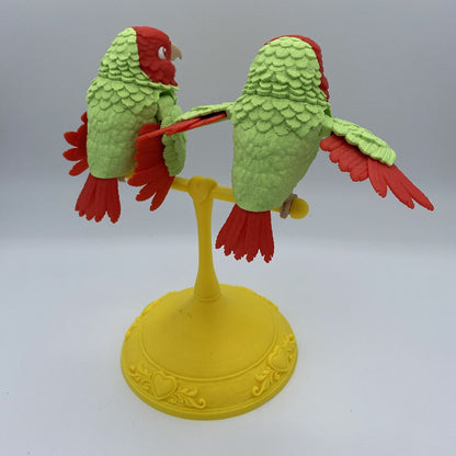 Lovebirds on a Perch - 3D Printed Articulated Diorama