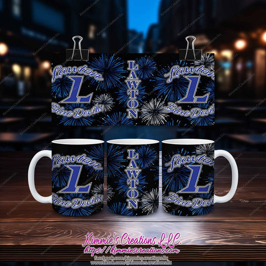 Lawton Blue Devils Mug - mug