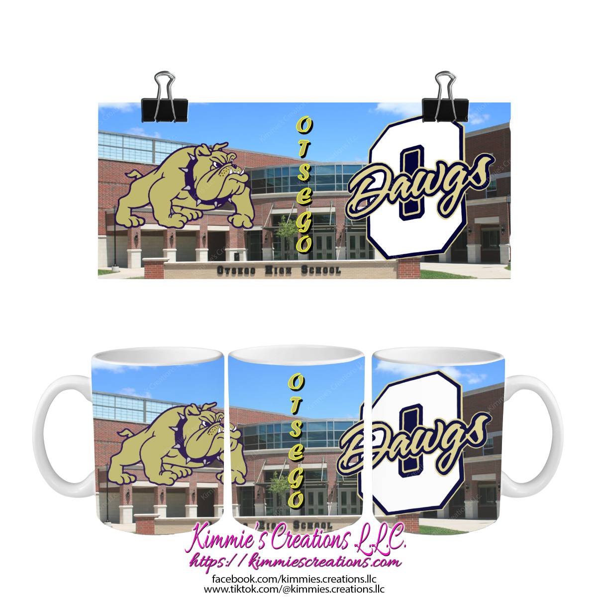 Otsego Bulldogs Mugs - mug