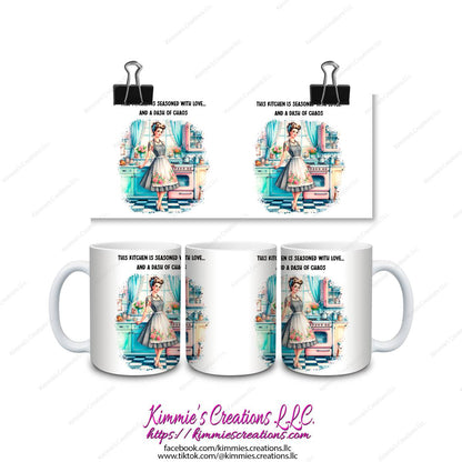 Sarcastic Retro Housewife Mugs - mug