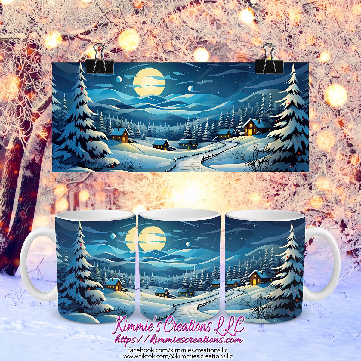 Several Christmas Designs on Mugs - 01 / 11 oz - mug