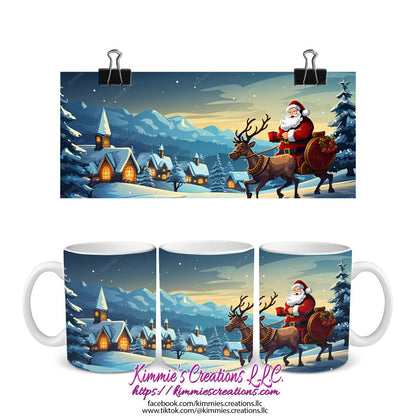 Several Christmas Designs on Mugs - mug
