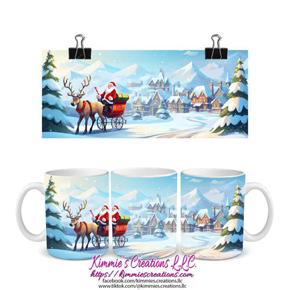 Several Christmas Designs on Mugs - mug