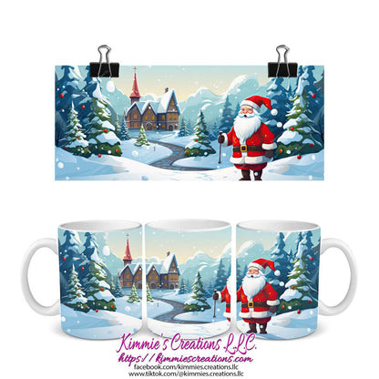 Several Christmas Designs on Mugs - mug