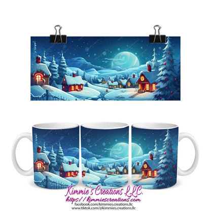 Several Christmas Designs on Mugs - mug