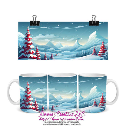 Several Christmas Designs on Mugs - mug