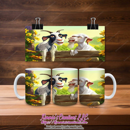 Goat-cha! Hilarious Hooves & Hydration Mug - mug