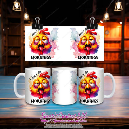 I Don’t Do Mornings Mug - mug