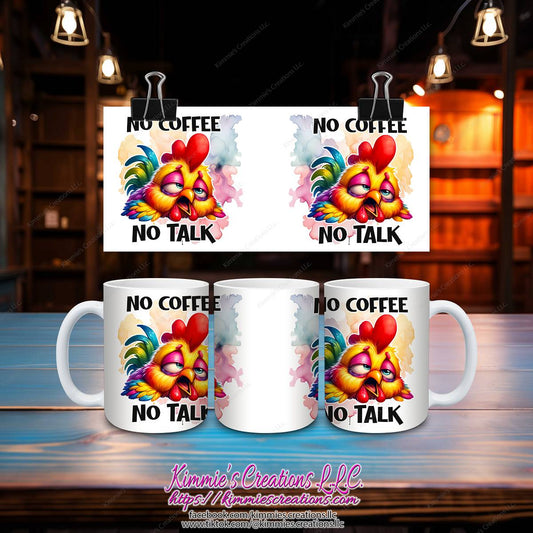 No Coffee No Talk Mug - Kimmie's Creations L.L.C.