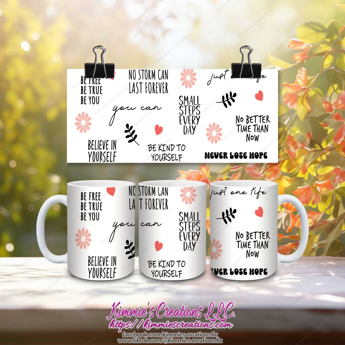 Mental Health Self Love Mug - Kimmie's Creations L.L.C.