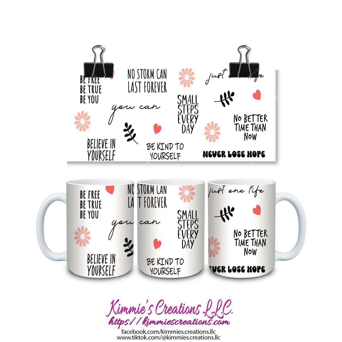 Mental Health Self Love Mug - Kimmie's Creations L.L.C.