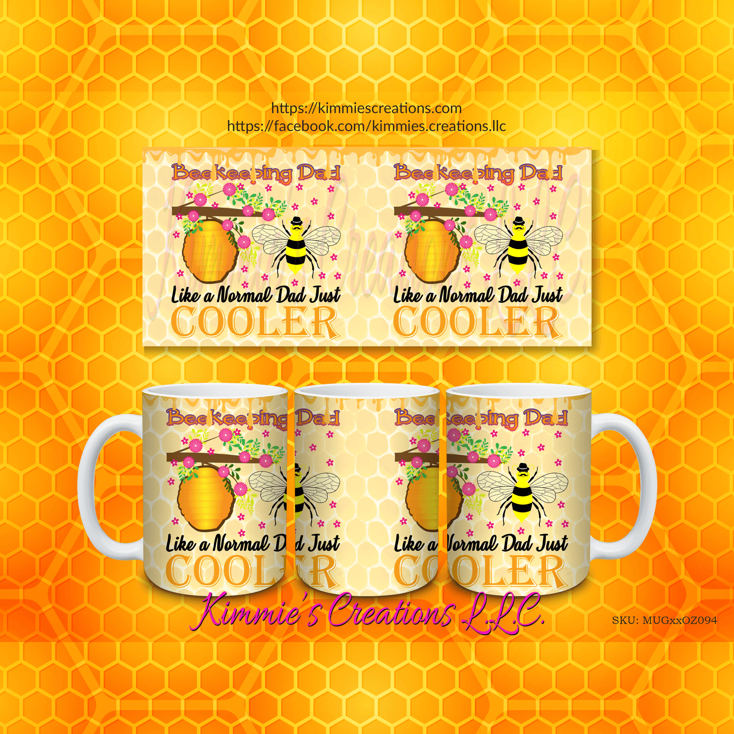 Beekeeping Mom or Dad Mug - 11 oz - mug