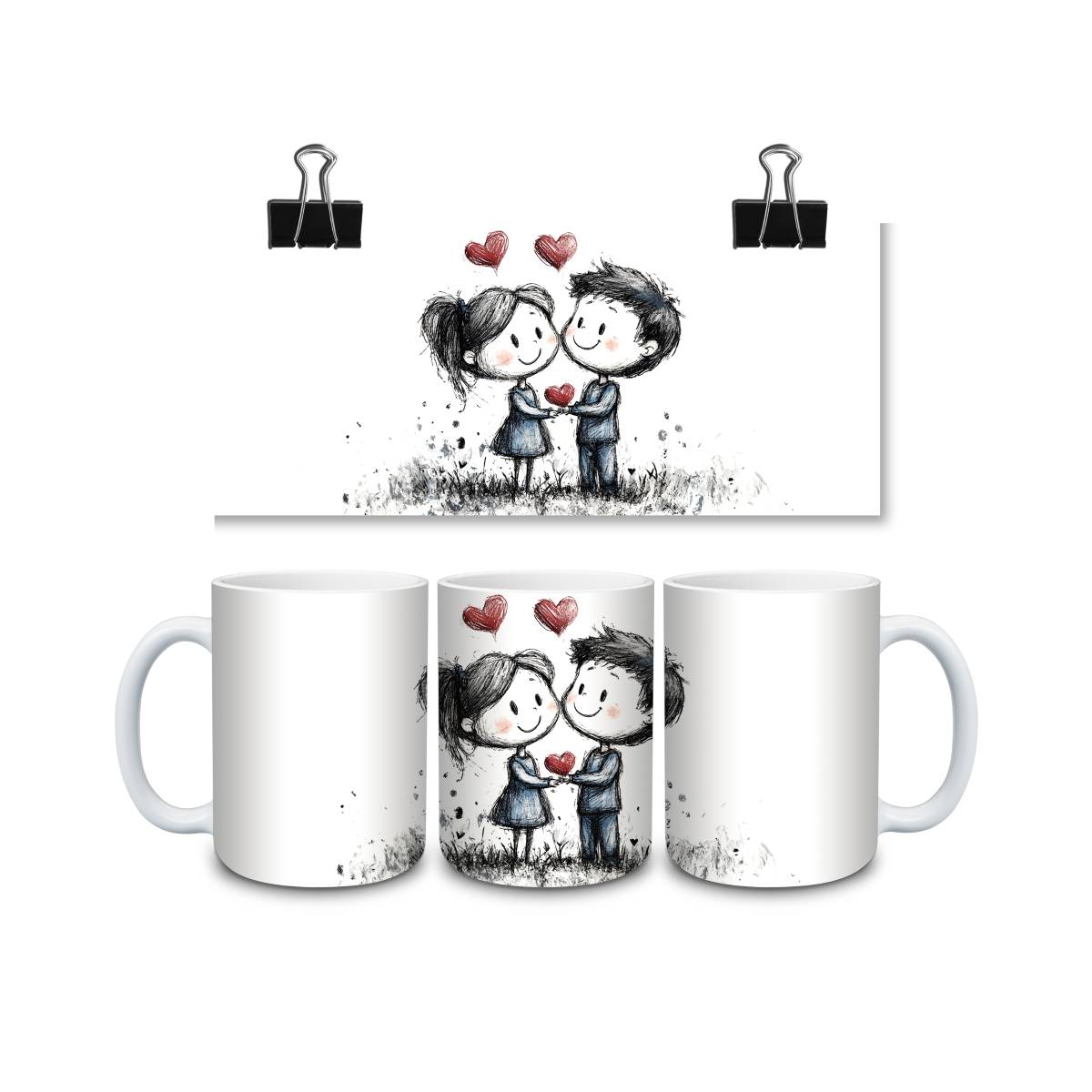 Valentine's Couple Mug - Kimmie's Creations L.L.C.