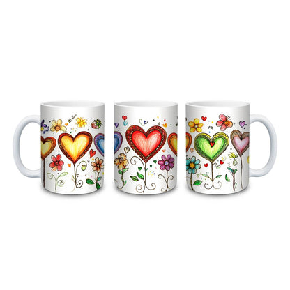 Heart Balloons Mug - mug