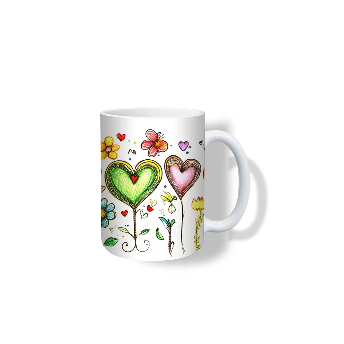 Heart Balloons Mug - mug