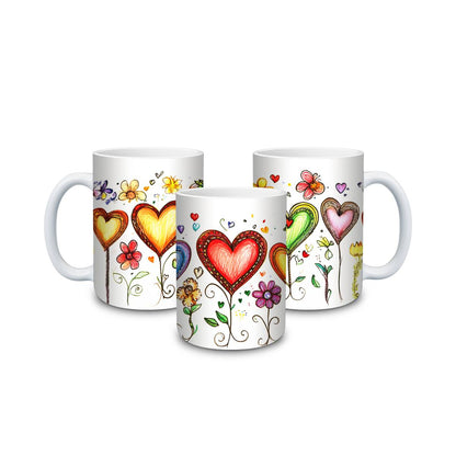 Heart Balloons Mug - mug