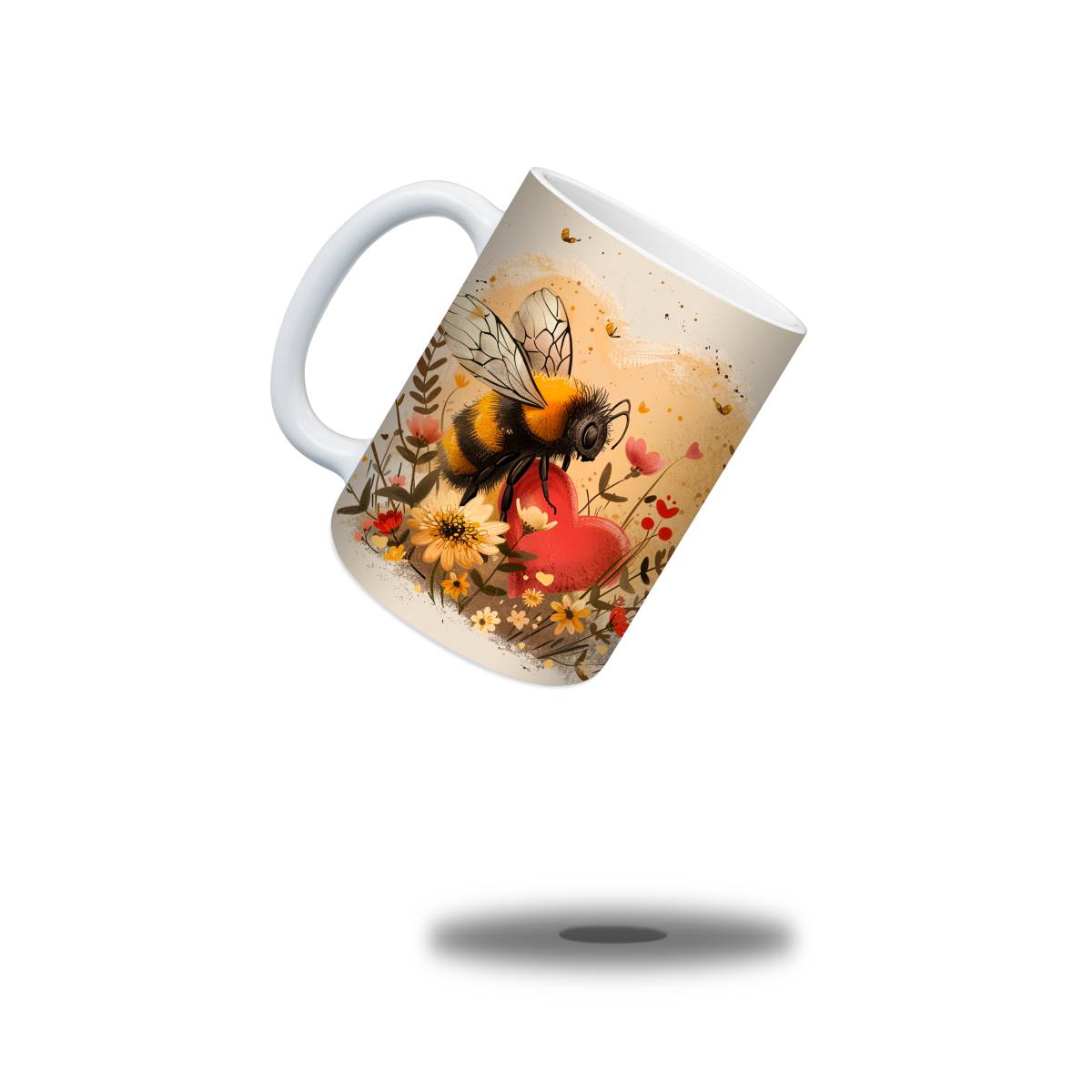Let’s Stick Together Like Bees and Flowers Mug - mug