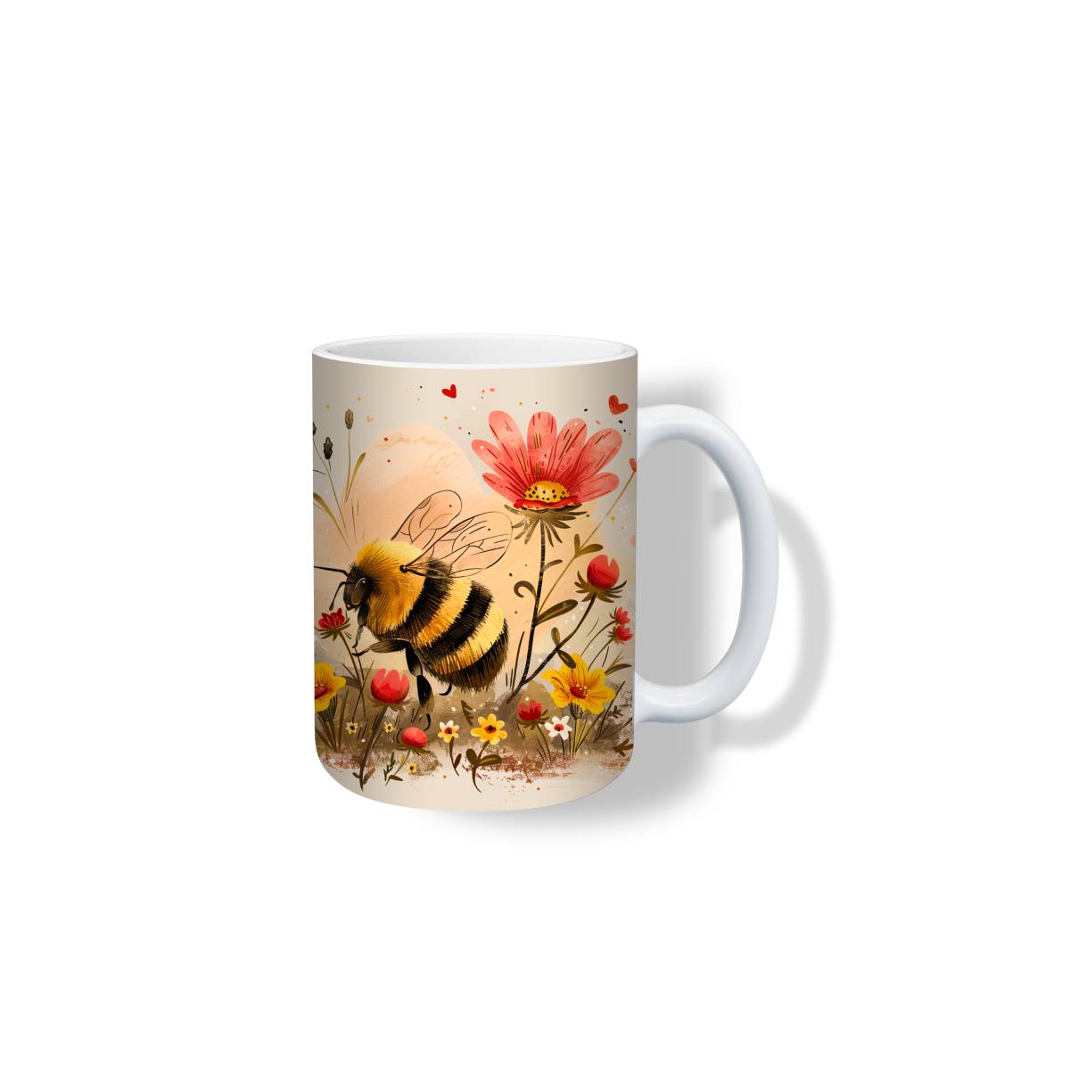Let’s Stick Together Like Bees and Flowers Mug - mug