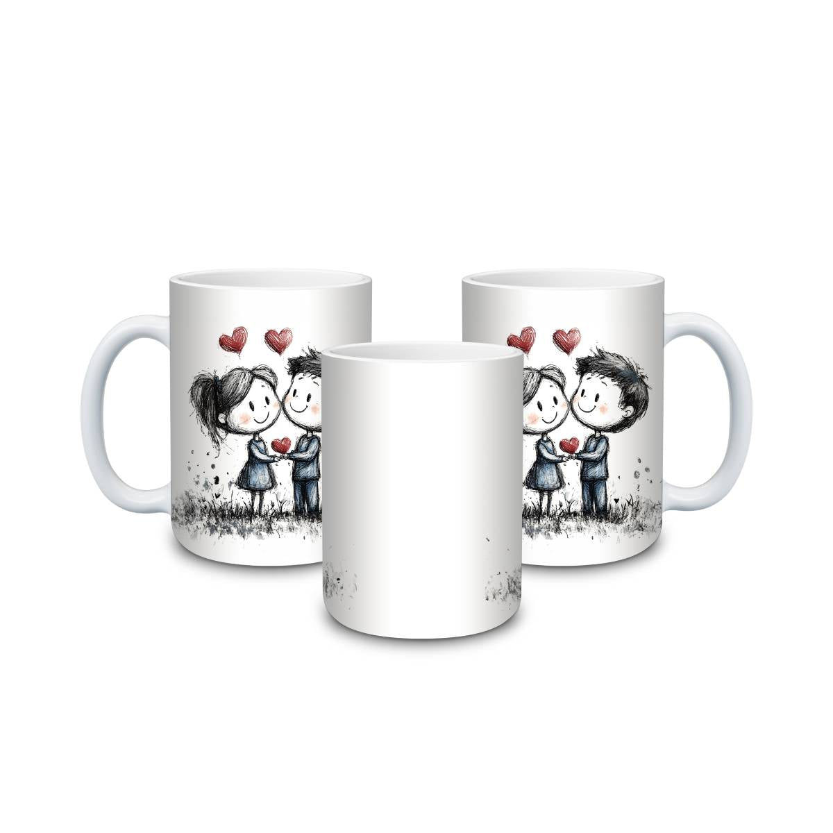 Valentine’s Couple Mug - Dual / 11 oz - mug