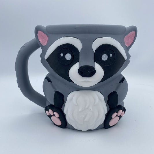Masked Bandit Ice Cream Pint Holding Raccoon