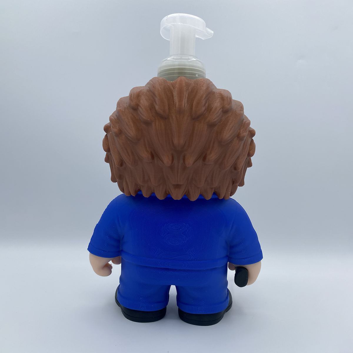 Back view of Michael Myers 3D printed soap holder