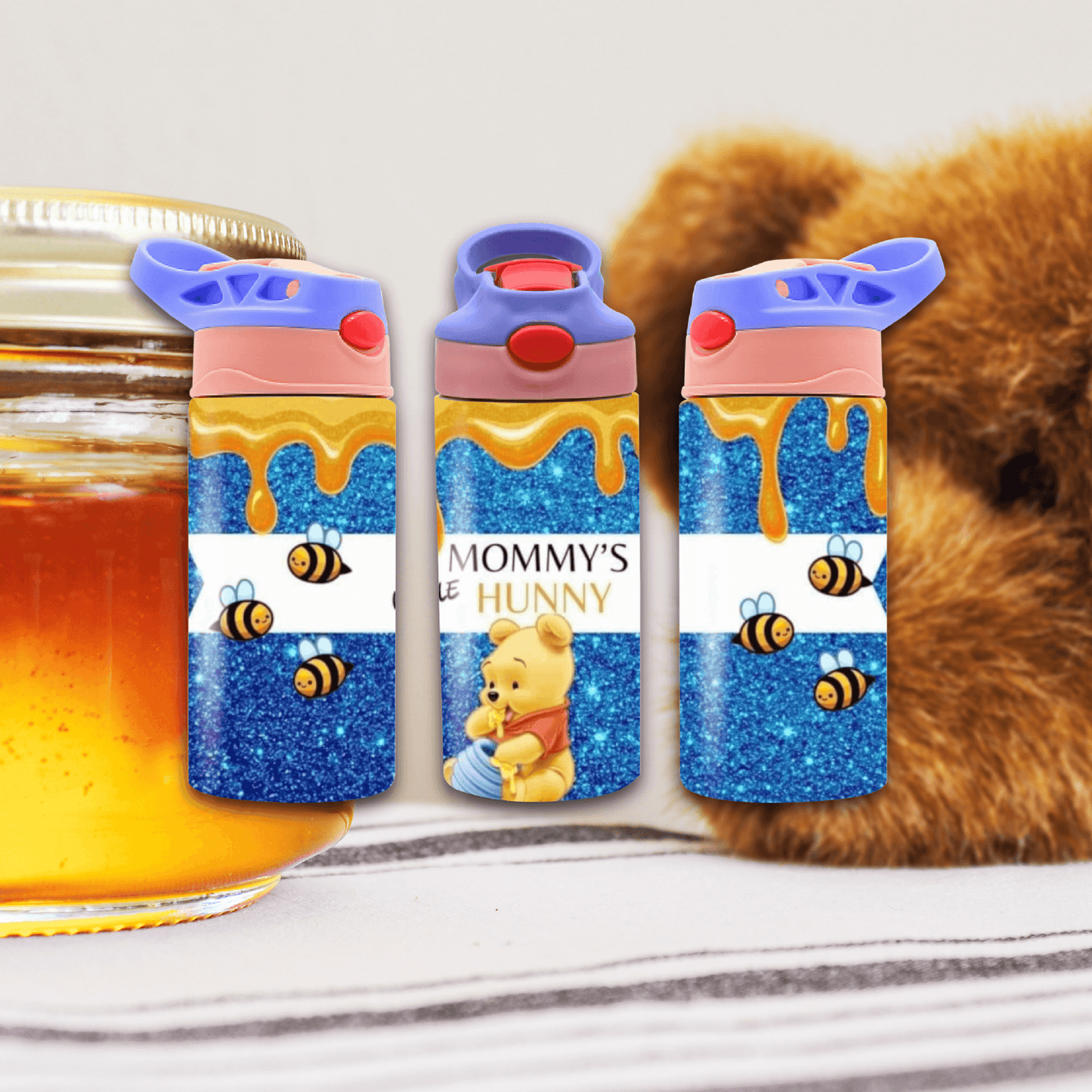 Adorable Winnie the Pooh Flip Top: Celebrate Mommy's Little Hunny! - Kimmie's Creations L.L.C.