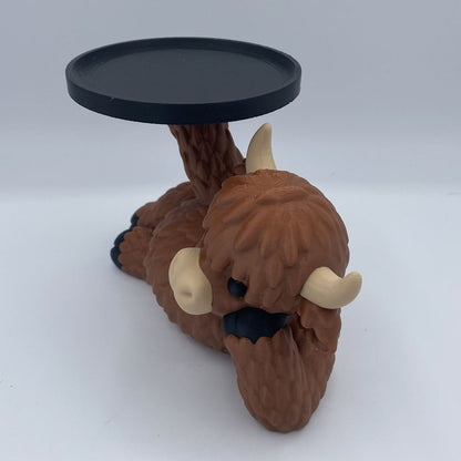 Moooood Lighting Highland Cow 3-Wick Candle Holder
