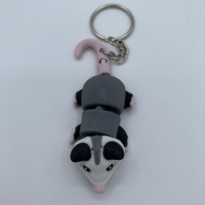 Opossum articulated Keychain