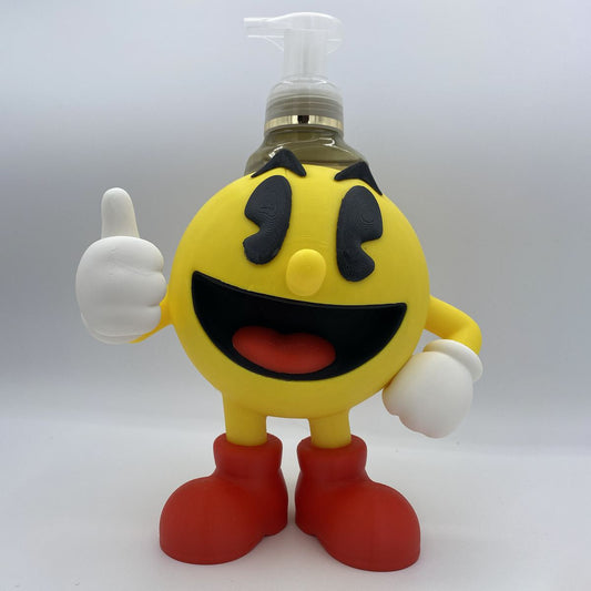 Pac-Man BBW Soap Holder - 3D Printed Soap Dispenser Stand