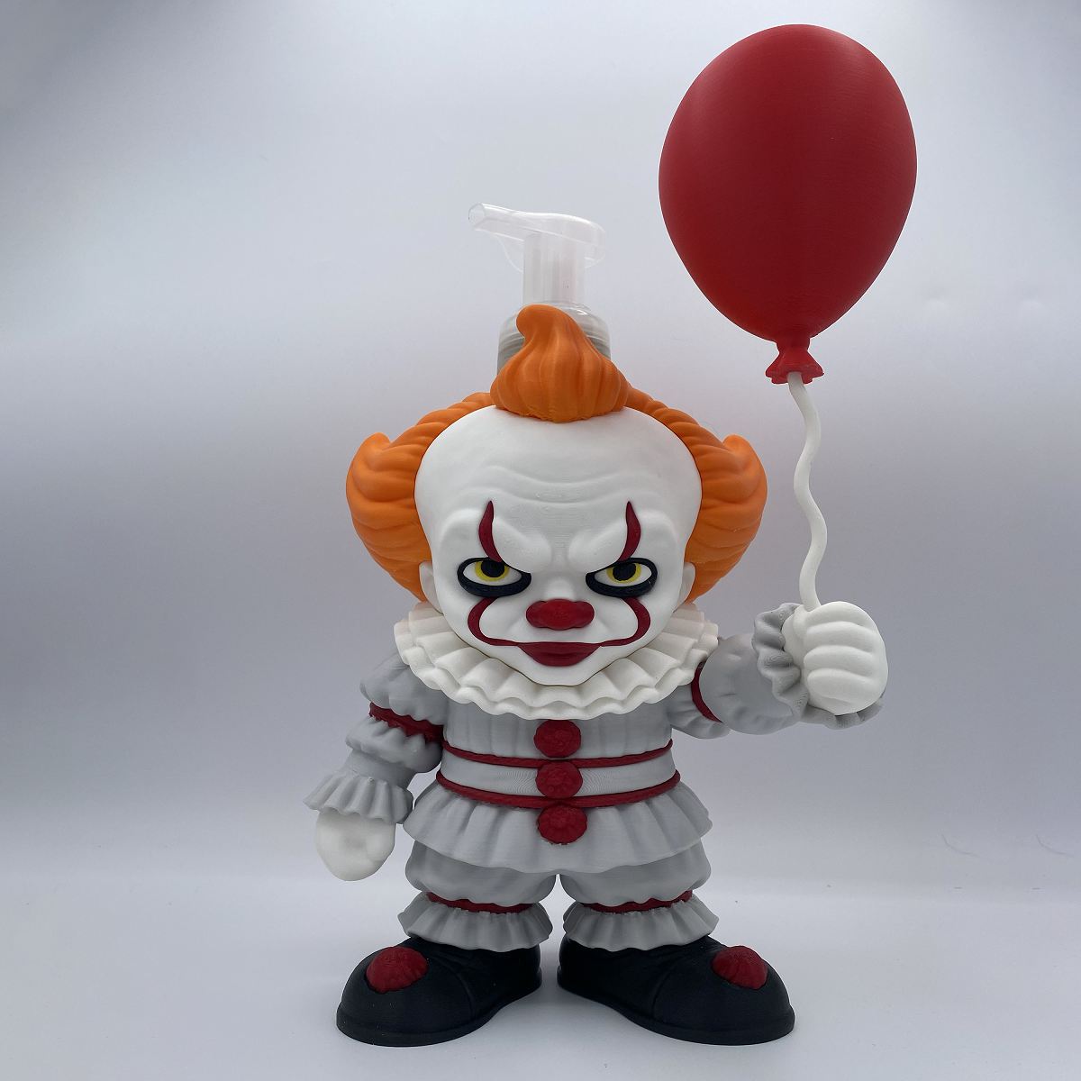 Pennywise BBW Soap Holder - 3D Printed Horror Soap Dispenser Stand