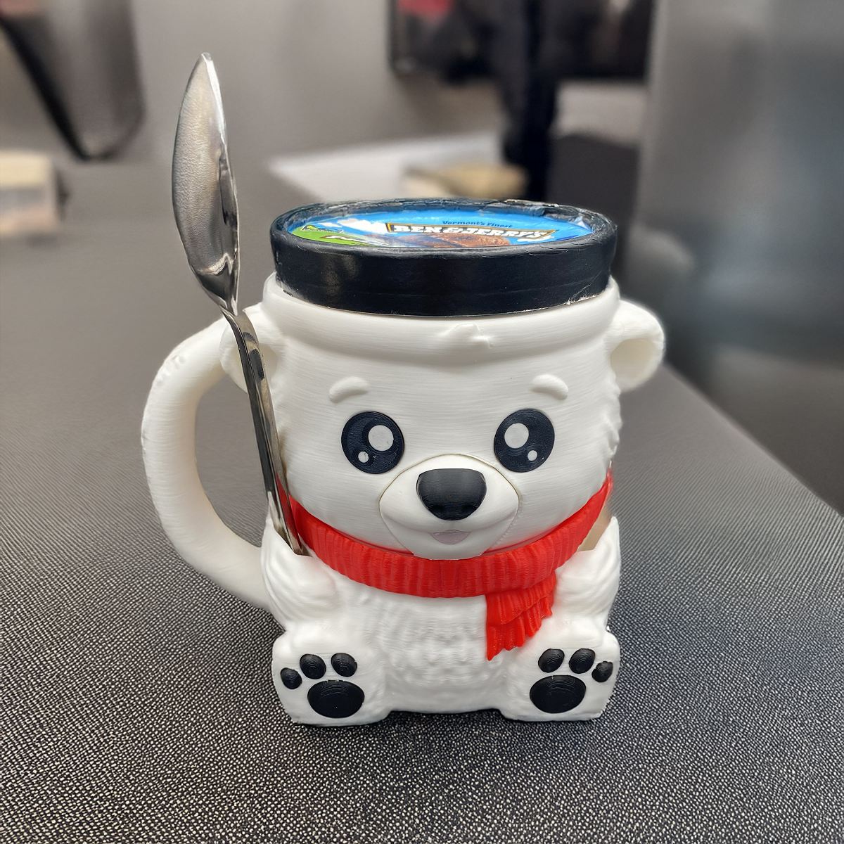 Petey the Polar Bear Pint Pal Ice Cream Holder