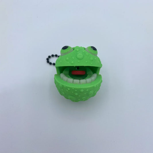 Pickle Ball Glow-in-the-Dark Keychain