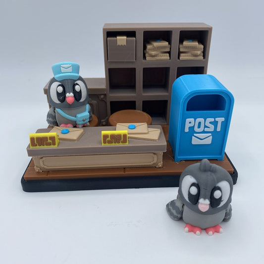 Pigeon Post Office Playset