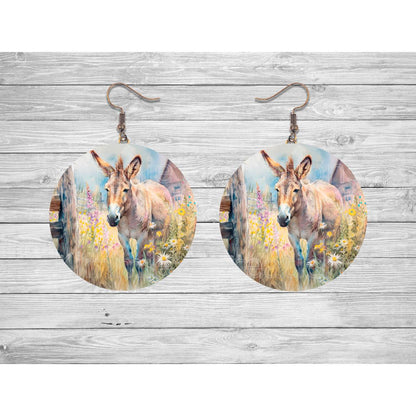Donkeys - a collection of Round Earrings - Kimmie's Creations L.L.C.