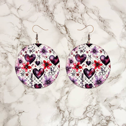 Valentine’s Day Round Earrings Collection - 03 - jewelry