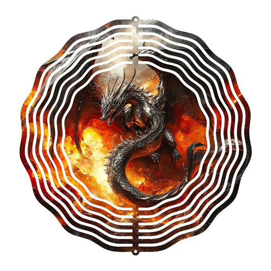 Red Dragon Wind Spinner