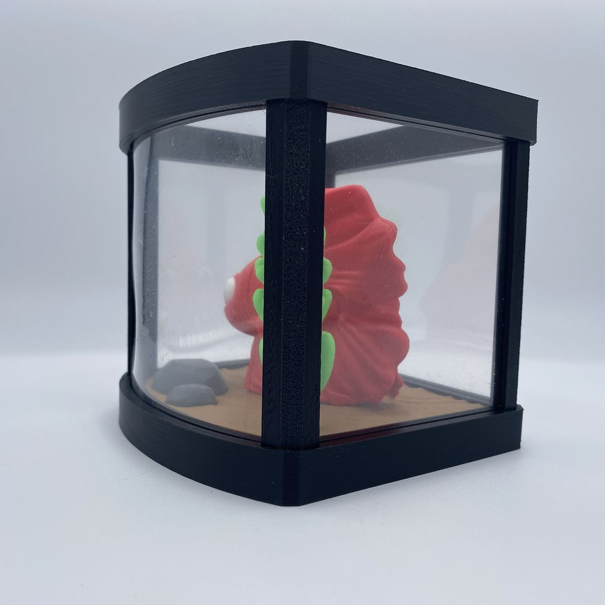 Betta fish aquarium 3D printed diorama