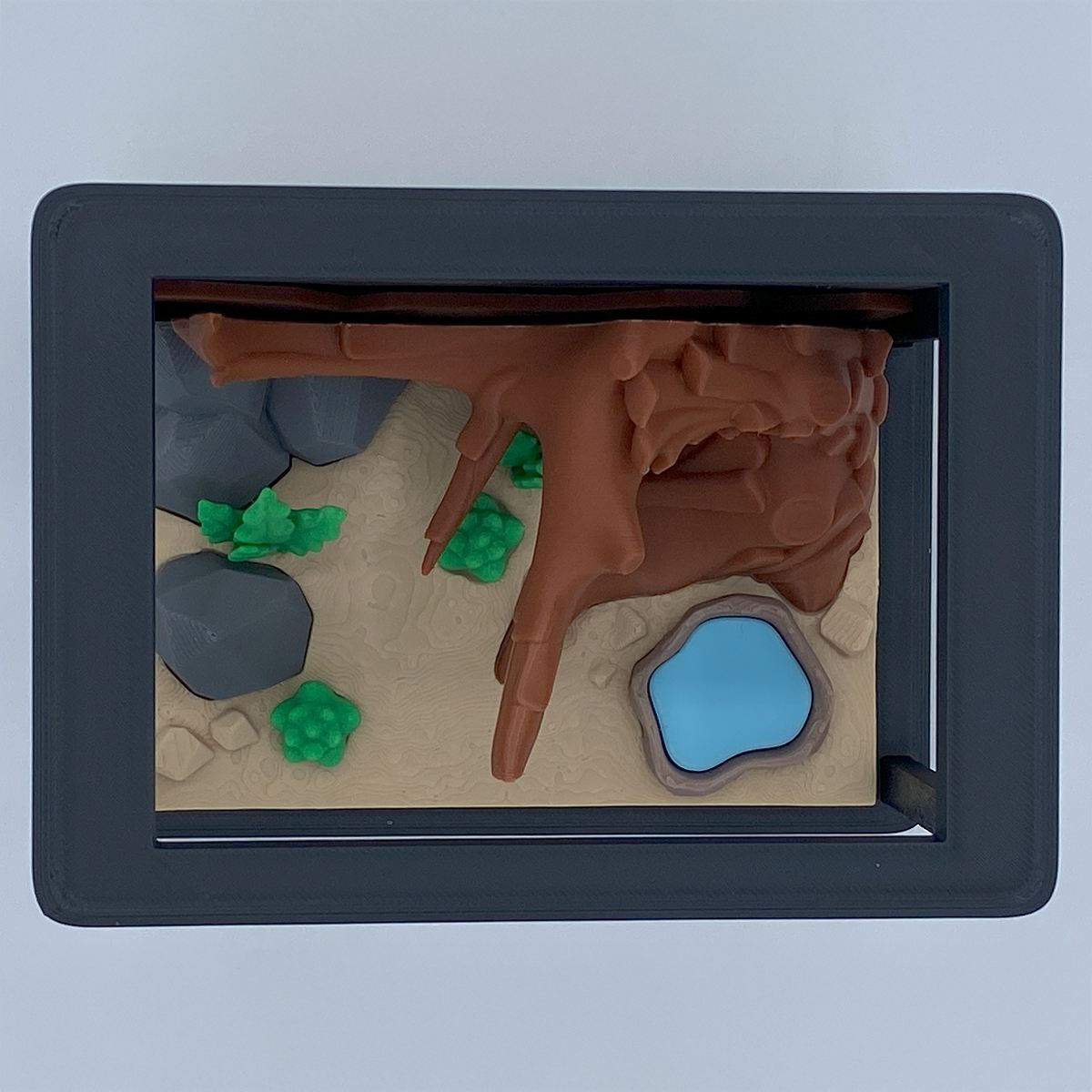 Reptile Enclosure and a Bearded Dragon 3D print