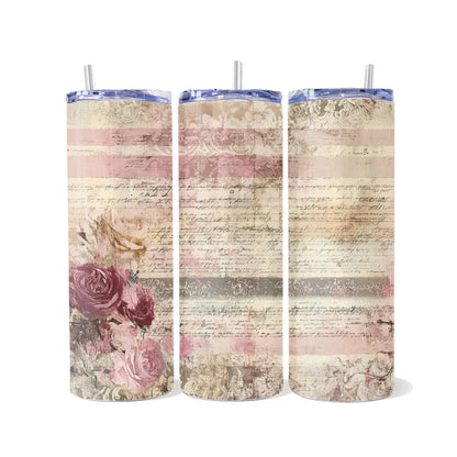 Vintage Romantic Pattern Skinny Tumbler Collection - skinny tumbler
